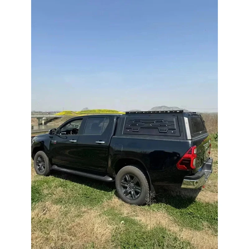 

Top quality Factory Custom-fit Roll-Up Waterproof Anti-Theft Aluminum Alloy Tonneau Cover for Hilux Tundra Pickup Truck Bed Truc