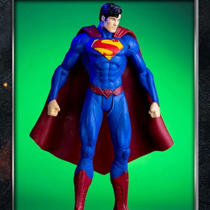 Liga da Justiça DC anime Batman Superman Aquaman Lanterna Verde Flash Mulher Maravilha Figura Modelo Ornamentos Personalizados Atacado