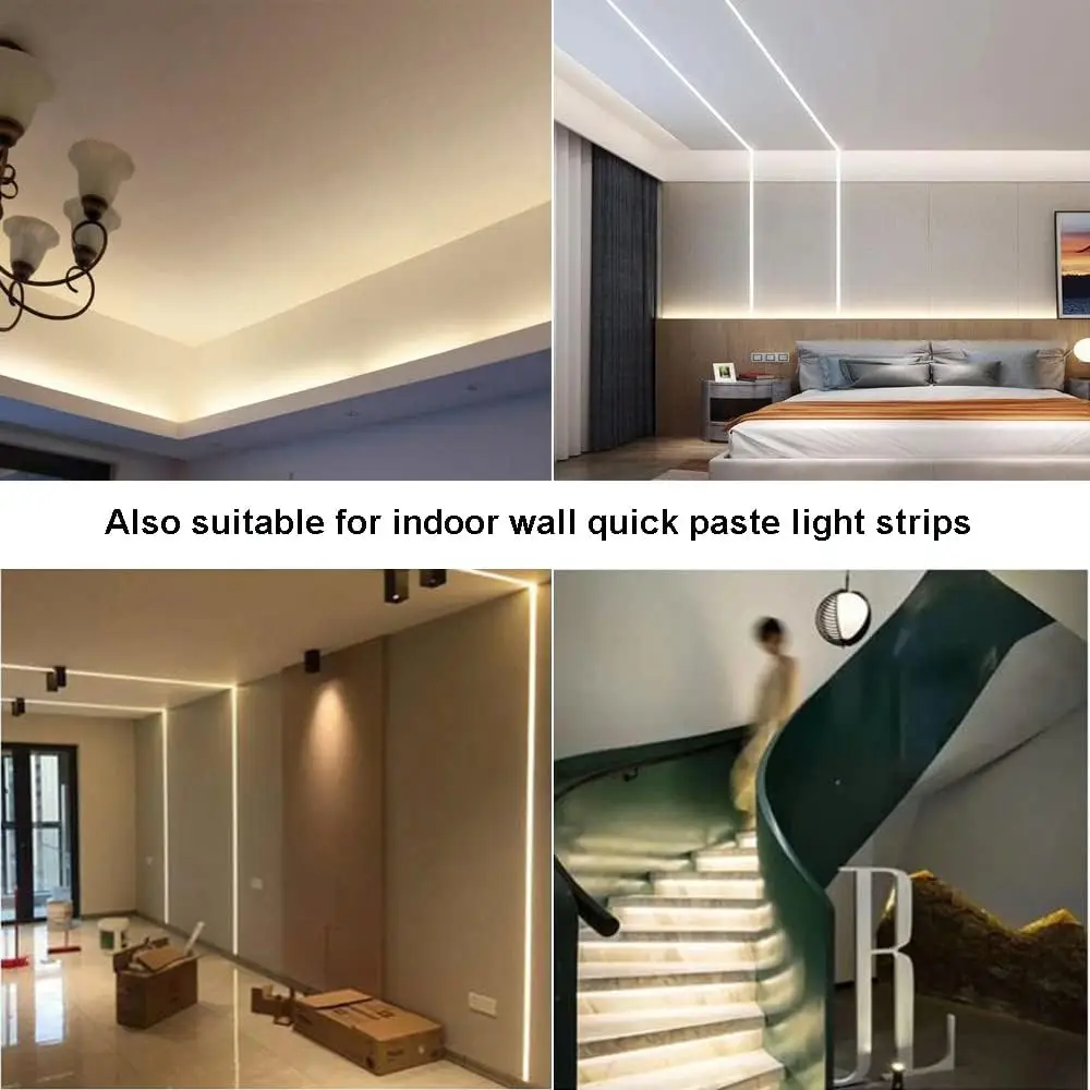 COB Led Strip Lights Installation Solid Wood Roller Tool 6-8mm for Aluminum Profile Line Lamp Home Decor Led Tape Fixing Tool