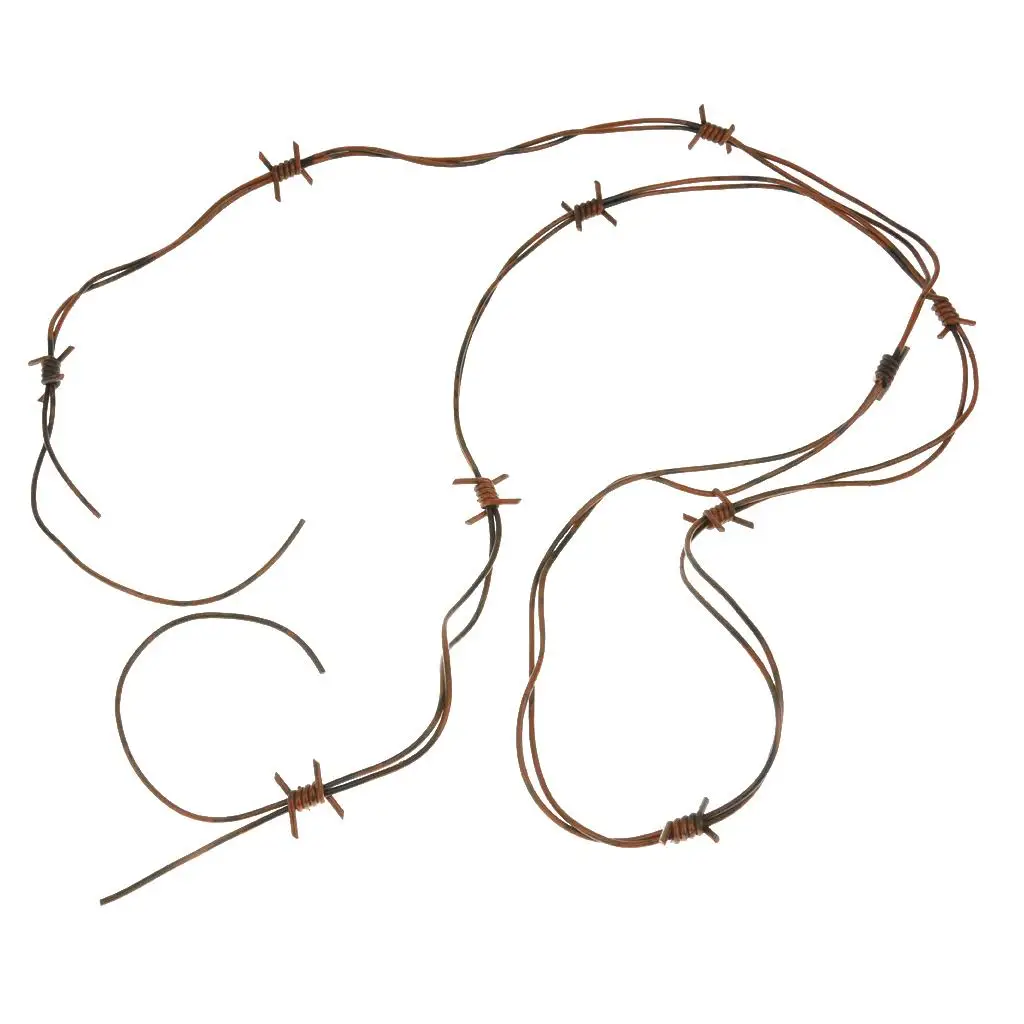 سلك حديد صناعي بني لديكور حفلات الهالوين ذات الطابع الغربي