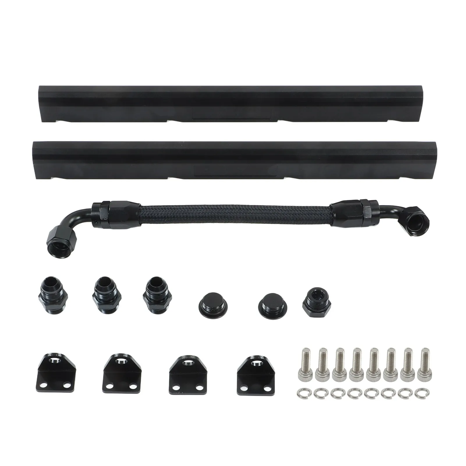 High Flow Fuel Rails Kit -8AN Port Precise Fit Billet Fuel Rail for LS1 LS6