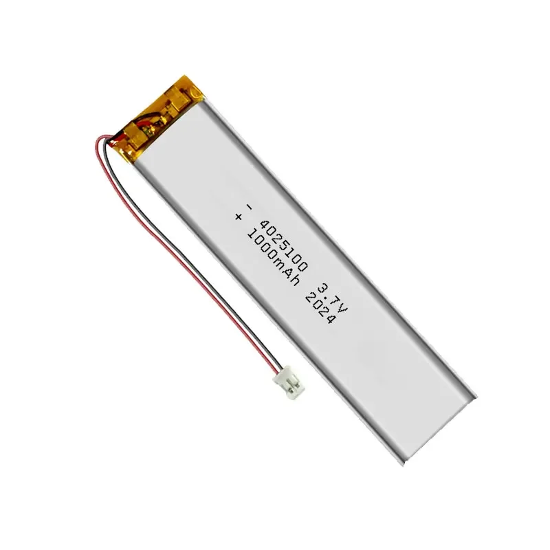 4025100 Battery 1000mAh 3.7V Li-Polymer Lithium Batteries for Bluetooth Voice Recorder EBook Smart Furniture Cabinet Light LED