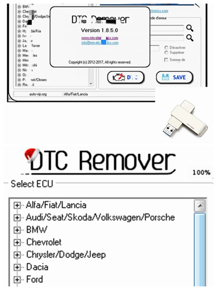 DTC Remover 2022 For KESS KTAG FGTECH OBD2 Software MTX DTC Remover 1.8.5.0 With Keygen+9 Extra ECU Tuning Software ECU Full view 5