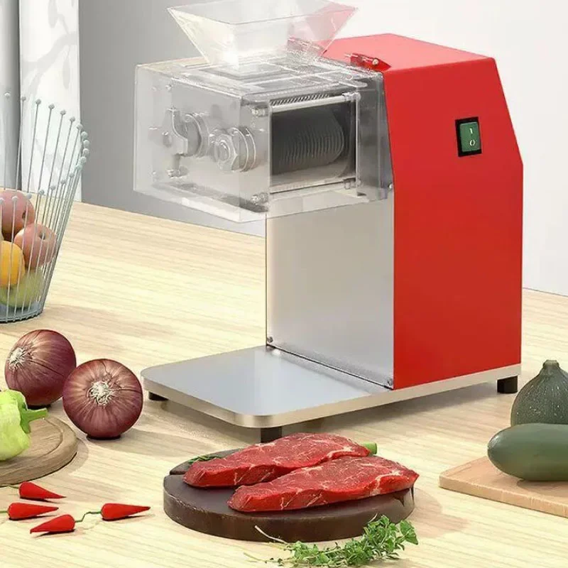 Cortador de Carne Elétrico Desmontável em Aço Inoxidável, Máquina Multifuncional para Cortar e Ralar Vegetais e Carnes