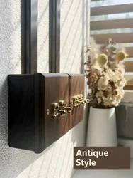 Presa a muro UK EU con piastra in legno massello con ricarica USB, interruttore a parete a levetta in ottone da 1-4 gruppi, montaggio superficiale, vendita calda