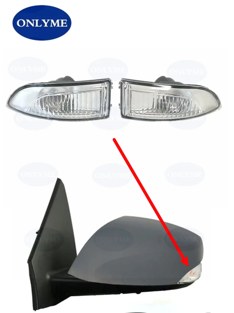 Car Mirror Turn Signal Lamp Blinker Lens for Renault Fluence Laguna Latitude Megane Scenic 2007-2015 Exterior Accessories