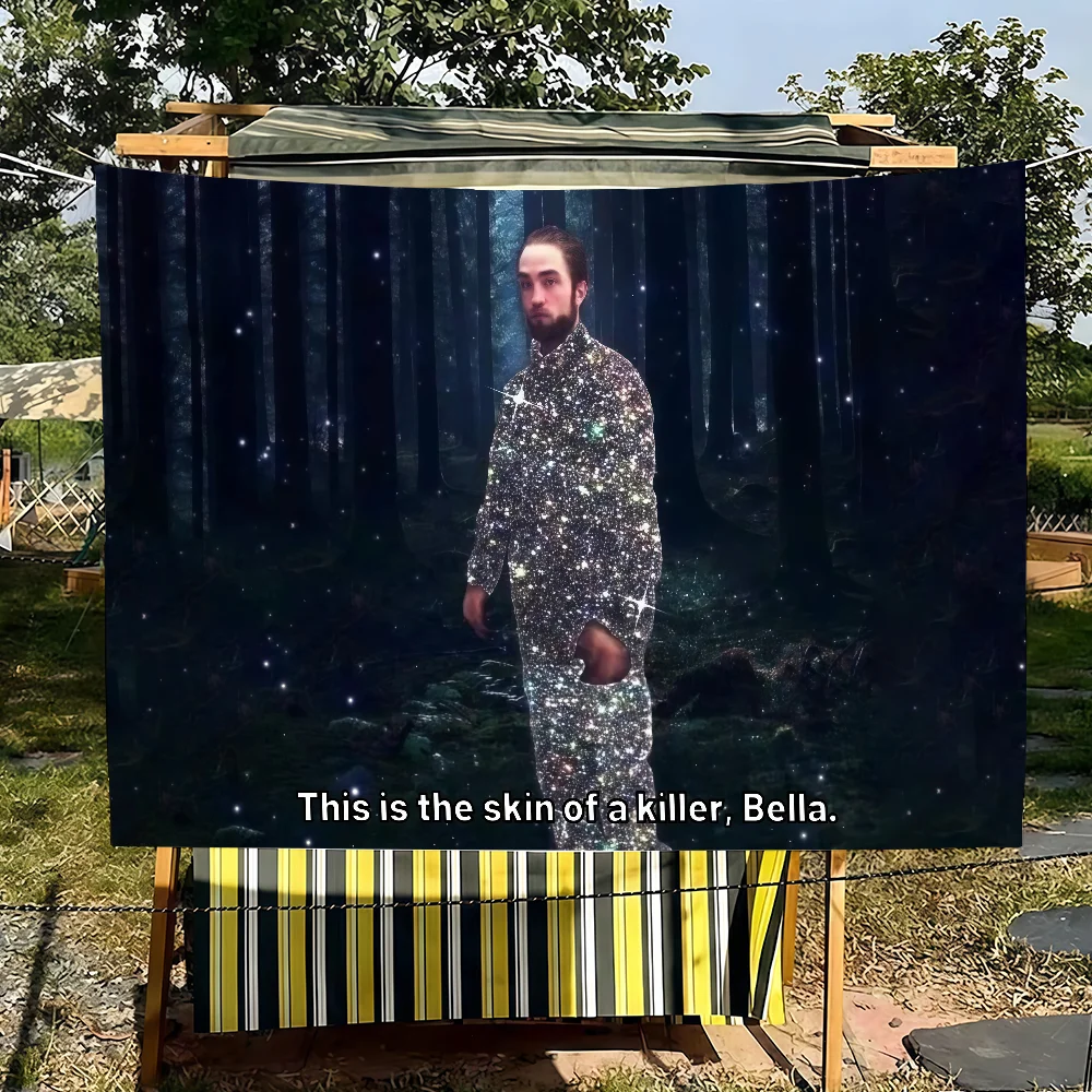Funny This is the Skin of a Killer Bella flag For Garden Party Living Room Home Wall Decor Banner Bedroom Outdoor Tapestry