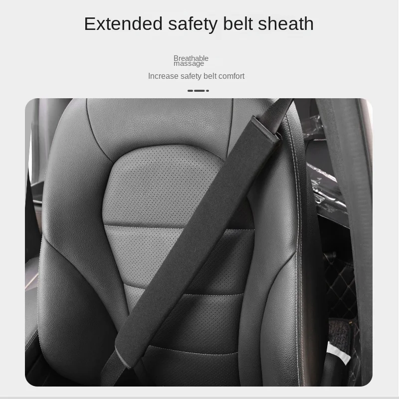 Universal Car Safety Belt Cover Adjustable Seat Belt Cover Shoulder Strap Covers Car Shoulder Protector Pad Auto Accessories