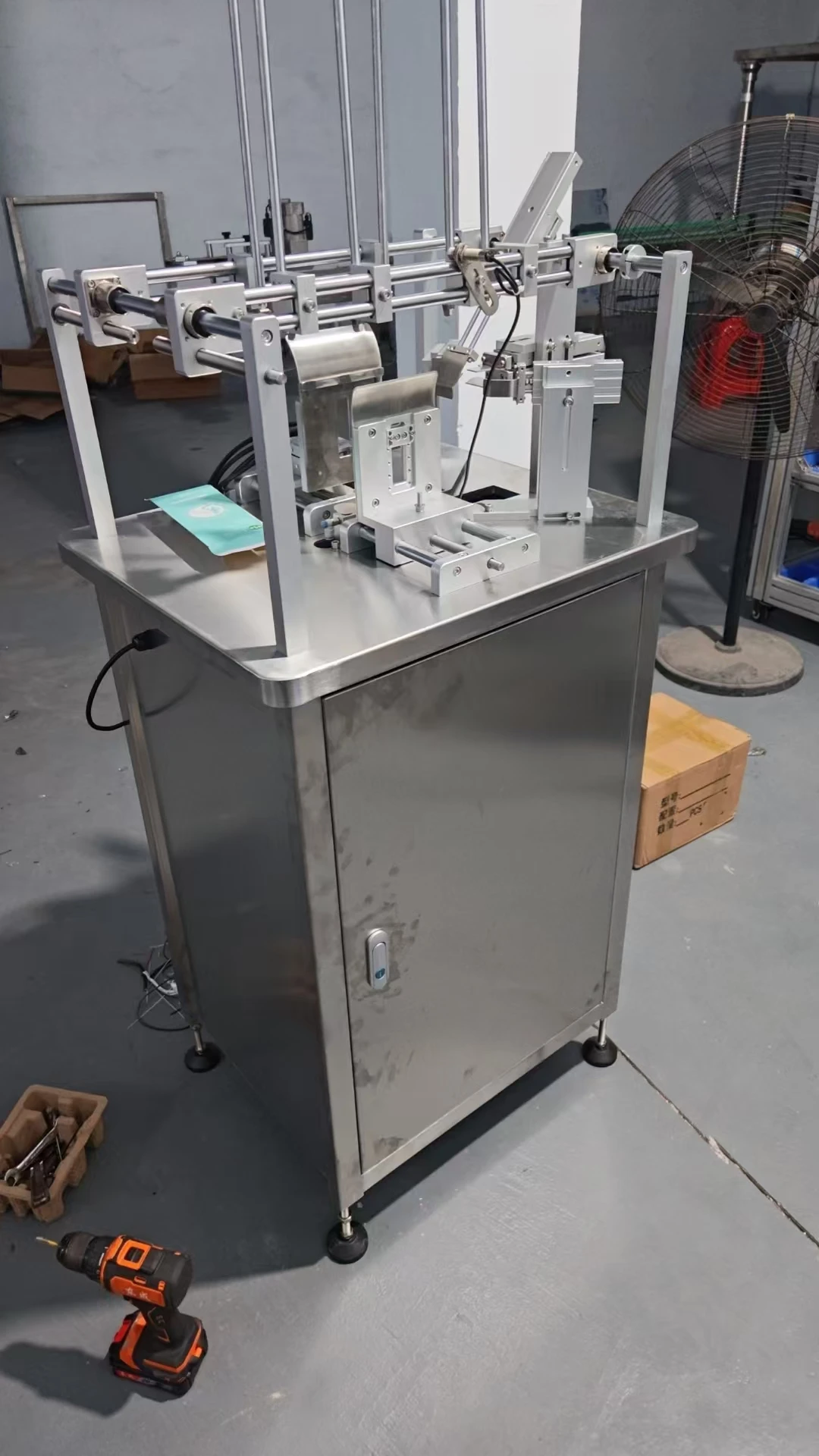 Small Box Folding Machine Semi Automatic Folding and Gluing Machine  Box Folder Gluer Case Packer Carton Box Packing Machine