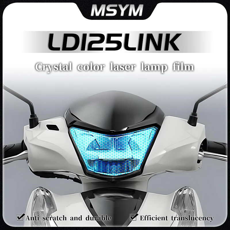 

For Honda LD125LINK LD 125 LINK ld 125link 2024 Headlight film honeycomb laser protective film transparent sticker accessories