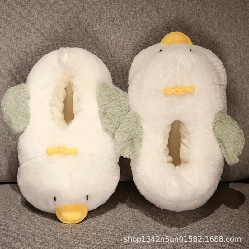 Hot selling cartoon meisje pericardial hak pluche katoenen schoenen, winter dikke antislip huisverwarmingsschoenen, katoenen pantoffels