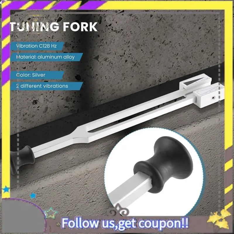New Aluminum Tuning Fork Chakra Hammer Ball Diagnostic C64-C128 Internal Nervous System Testing Tuning Fork Health Care