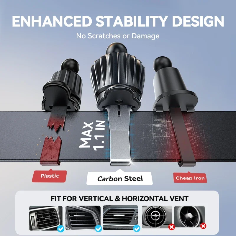 Joyroom Magnetic Wireless Charging Car Phone Holder for iPhone 6