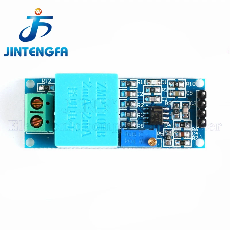 Active Single Phase Voltage Transformer Module AC Output Voltage Sensor Mutual Inductance Amplifier for Arduino Mega ZMPT101B