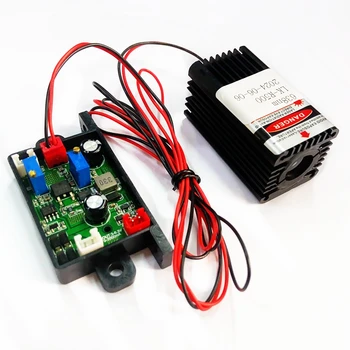 módulo de diodo laser vermelho laranja de feixe gordo de 635nm 638nm 500mw