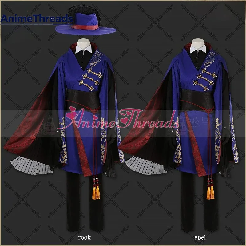 Image of Maßanfertigung Twisted-Wonderland Pomefiore Schlafsaal-Uniform Cosplay-Kostüm - Rook / Epel