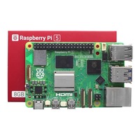 Original Raspberry Pi 5 Cortex-A76 Linux 2GB 4GB 8GB Placa de brazo Python programlama PCIe Gigabit Ethernet USB3.0