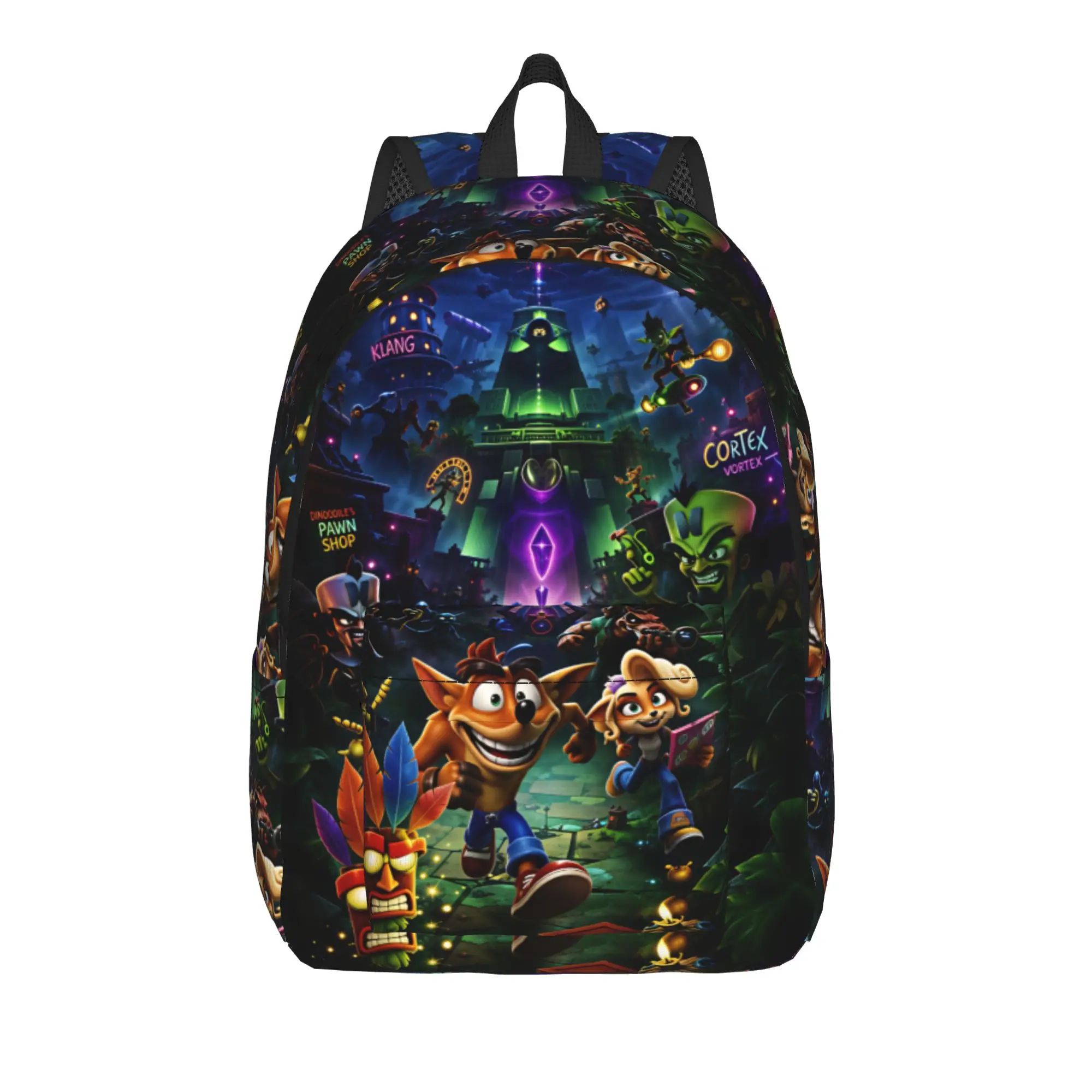 Crashs Bandicooted Backpack  Sport Backpacks Male Design Lightweight School Bags Kawaii Rucksack