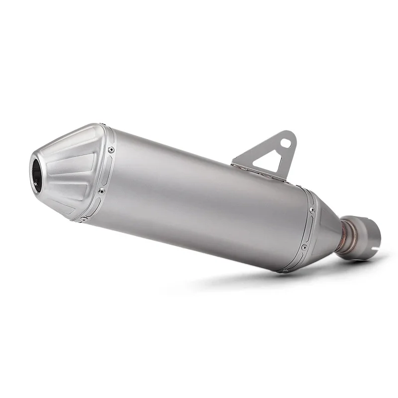 Motorcycle Exhaust Modified Stainless Steel Sliding Line Muffler 60mm DB Killer Interface New for KOVE 800X Adventure Rally Pro