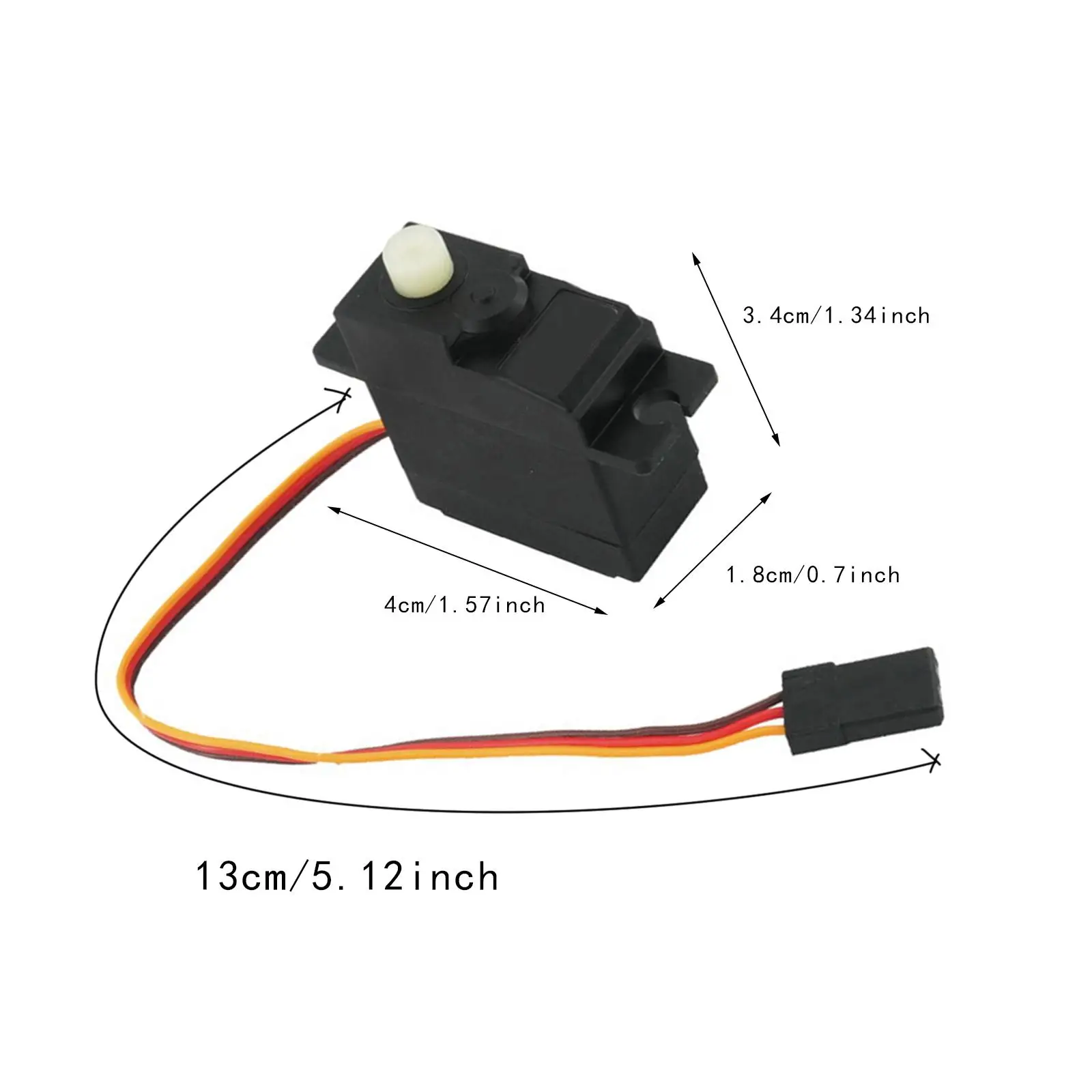 Substituição Steering Gear Servo Peças, Servo Componente, RC Parts Upgrade para RC Car, 1/12 Car