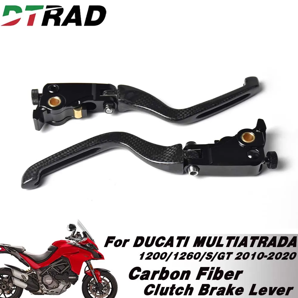 

или DUCATI MULTIATRADA 1200/1260/S/GT 2010-2020 гоночный передний тормозной насос для мотоциклов, регулируемый рычаг, ручка из углеродного волокна F