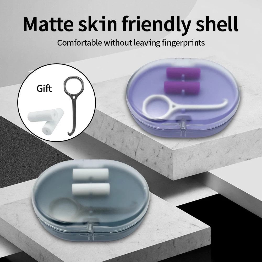 2 Layers Orthodontic Retainer Braces Storage Box With Hook Chew Stick Denture Cleaning Tooth Storage Portable Case  Waterproof