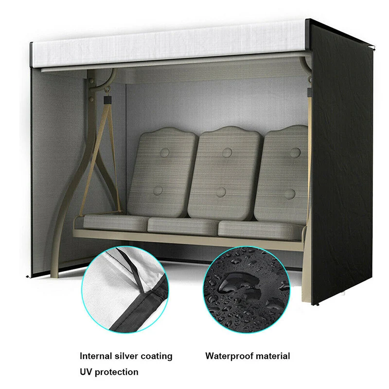 Funda protectora impermeable para silla Columpio de Patio, cubierta protectora para hamaca de jardín, Oxford 210D, accesorios de jardinería