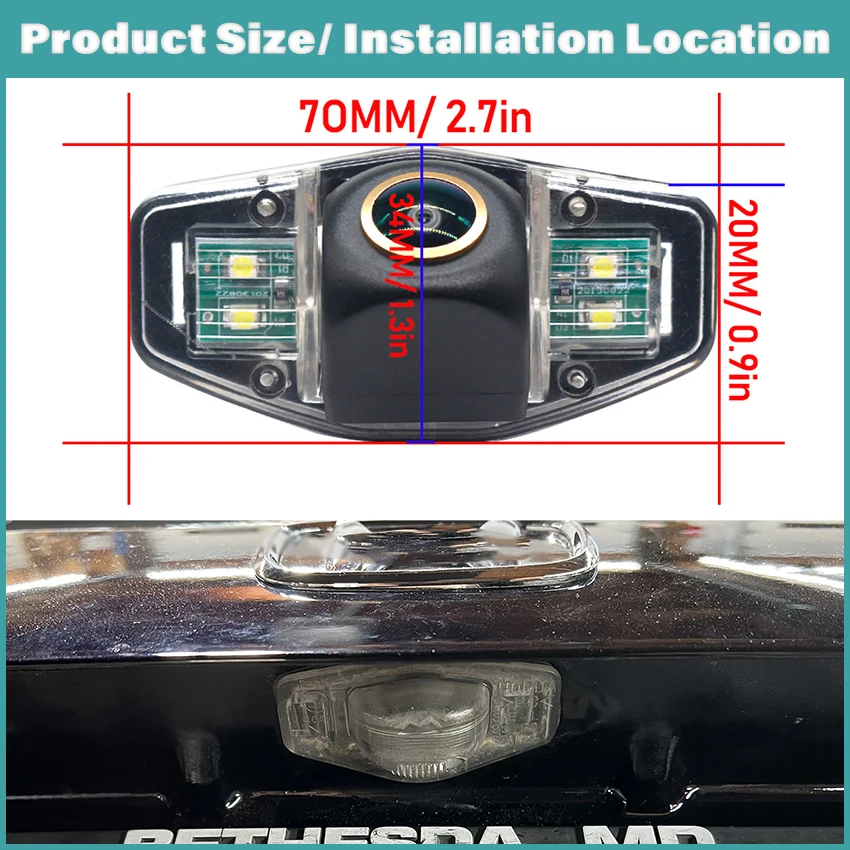 IP68 Waterproof HD High Quality 170° Rear View Camera For Honda CRV 2007 2008 2009 2010 Car Vehicle Reverse Parking Accessories