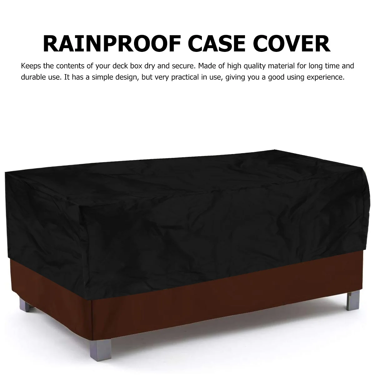 

Outdoor Cover Waterproof Anti-Uv Rainproof Storage Box Protector For Outside Lightweight Case Cover