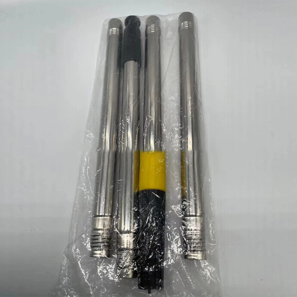 Paint Roller Extension Poles Stainless Steel Telescopic Rod With Threaded Plastic Connector Paint Roller Brush Extension Pole