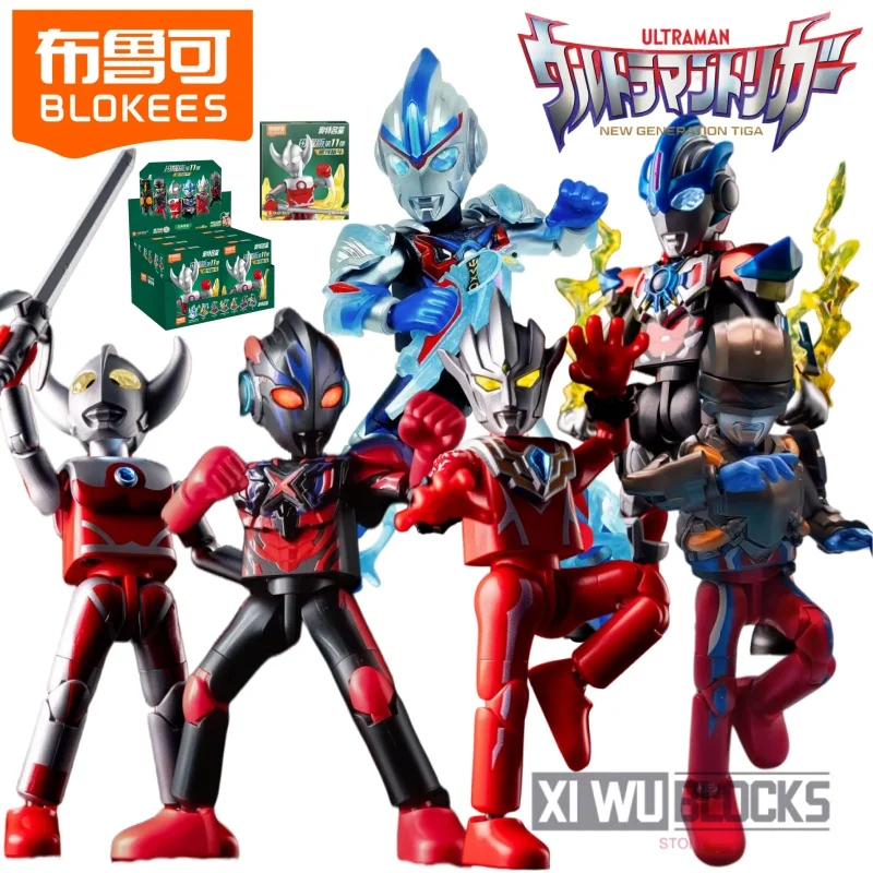 

Строительный блок Blokees, человек Ultraman Shining Edition, глава 11, Tector Gear Zero Ken Ultraman, подвижная модель, игрушка в подарок