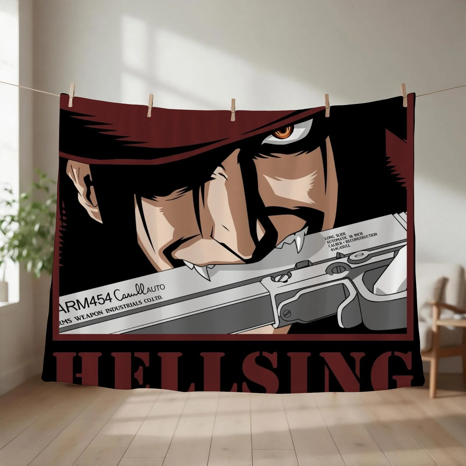 Hellsing Throw Blanket couch cozy soft plush fuzzy picnic outdoor blanket