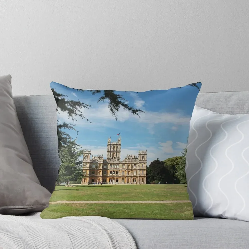 Highclere Castle a.k.a. Downton Abbey Throw Pillow Throw Pillow Covers pillow cover luxury