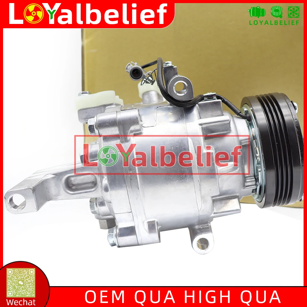 

AC Compressor & AC Clutch For SUZUKI Swift 1.2 2012-2017 QS70 95200-68LA1 95201-68LA1 9520068LD1 9520068LA0 4 Grooves