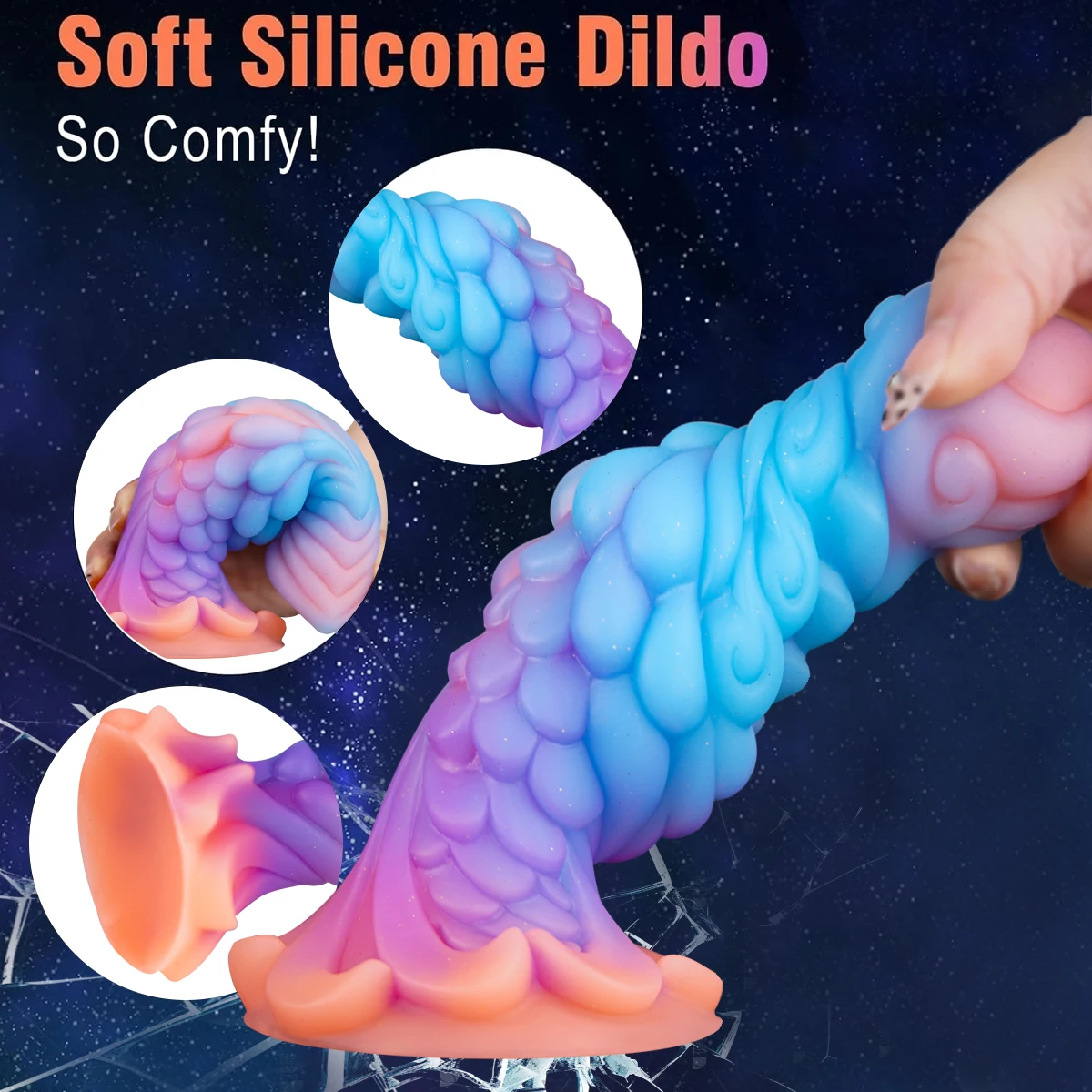 التنين مقياس دسار ضوء الليل البديل المكونات الشرج الوحش الكبار لعبة الجنس الحيوان G-بقعة بعقب الاستمناء موسع للرجال والنساء