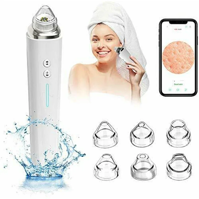 H100 Visual Blackhead Remover Home Electric Beauty Devices Nose Pore Cleaner Vacuum Suction Acne Pimple Removal Skin Care Tools