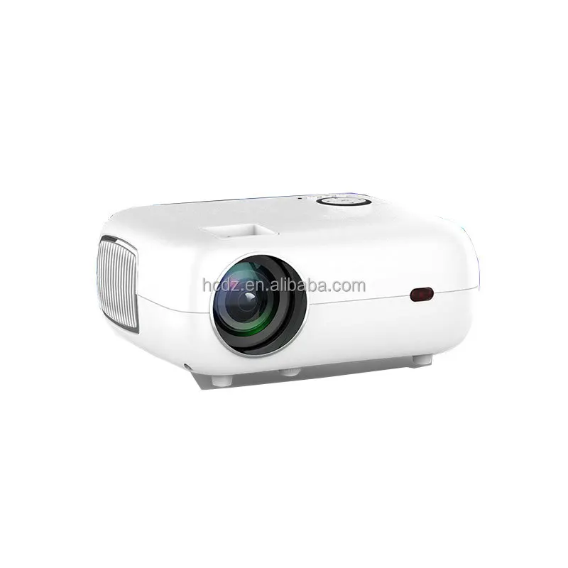July008 Newest 3100 Lumen Full HD 1080p Video Projector Smart Home Theater Mini Projector with LED Lamp 4K Resolution