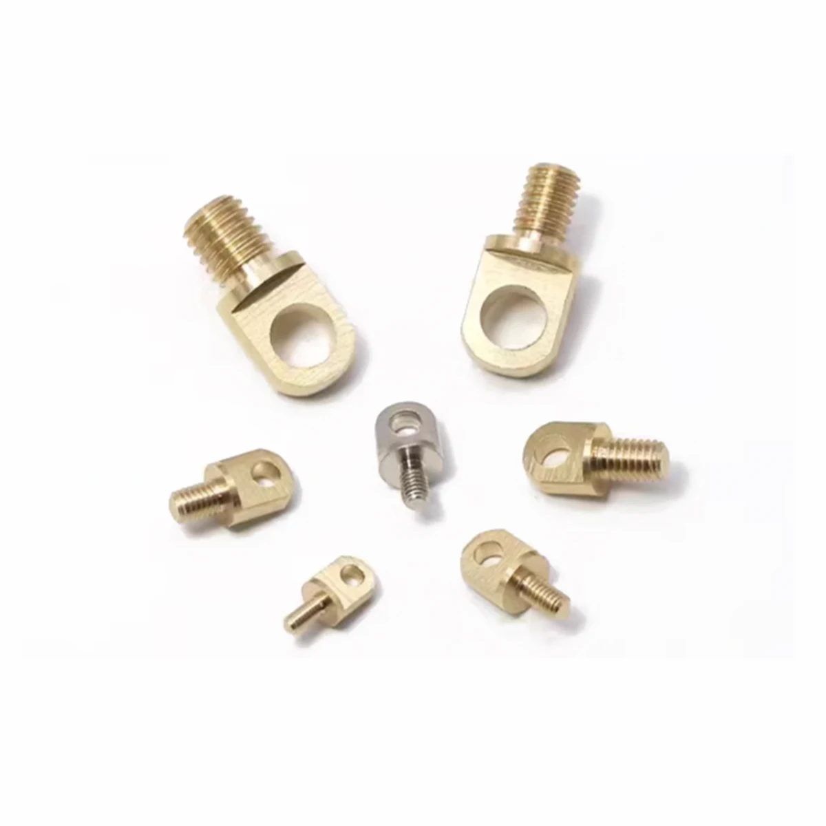 Brass Lifting Ring Ear Nut Round Screw Foot Used For Hardware Stainless Steel Factory Lights Drones Etc M3M4M5M6M8