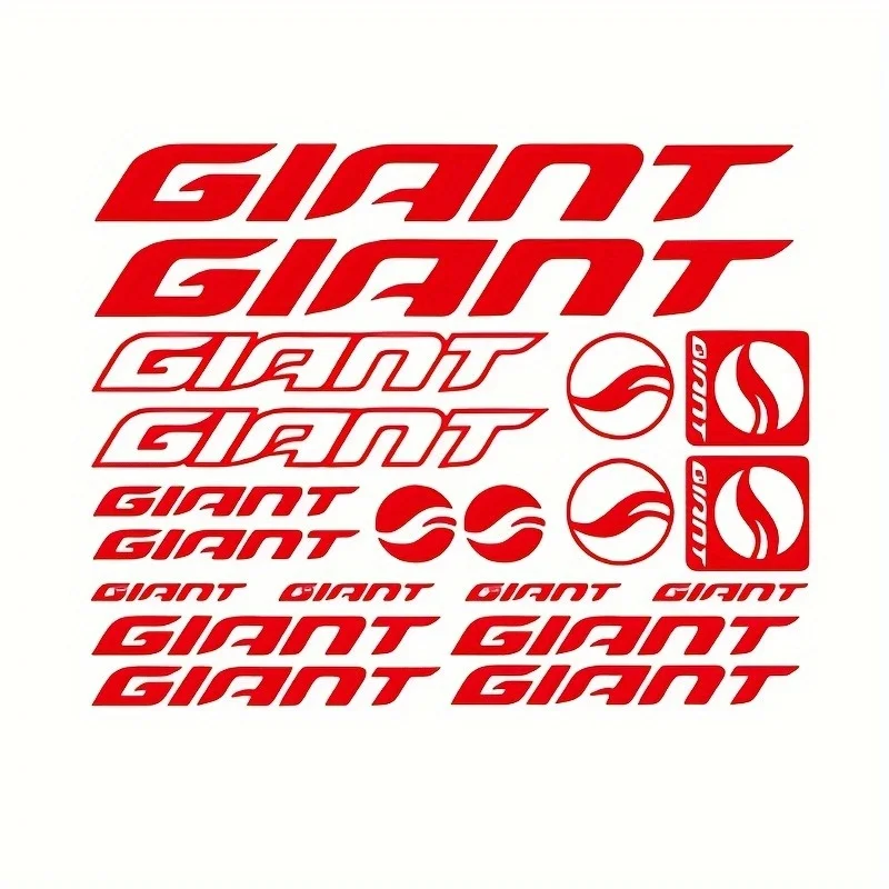 „Holographic Giant“ Multi-Style-Aufkleberset, ideal für Fahrradrahmen, Helmvisiere, Hinzufügen eines glänzenden Fahrrads