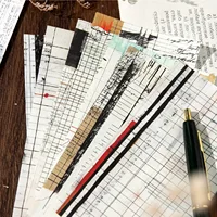 40 unids/lote, Bloc de notas, Material de papel, prologo caótico, diario basura, álbum de recortes, papel de decoración de fondo Retro