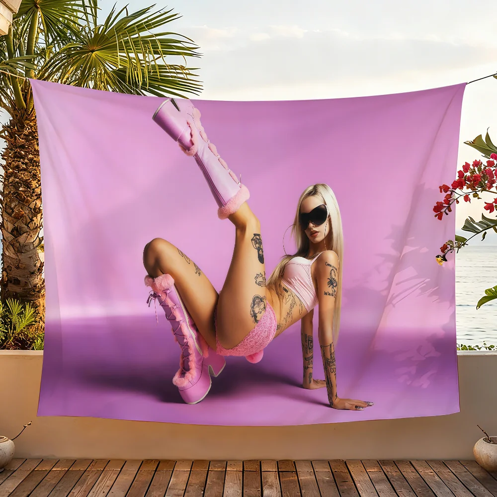 Singer M-Metrika flag For Garden Party Living Room Home Wall Decor Banner Bedroom Outdoor Tapestry