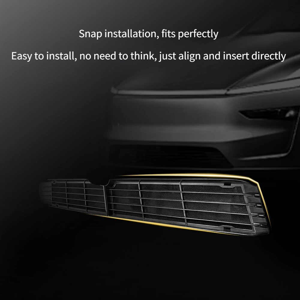 Insect-proof Net for Tesla New Model Y/YL Juniper 2026 2025 Lower Bumper Anti Insect Net Anti Dust Proof Inner Vent Grille Cover