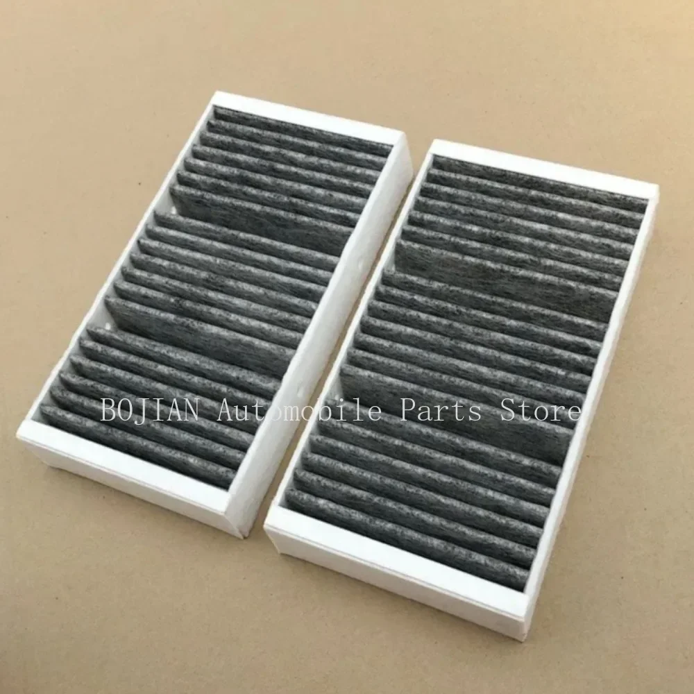 2Pcs A1668307201 Car Air Conditioner Cabin Filter For Mercedes Benz X166 W166 GLE250d GLE300 320 Coupe GLS500 GL350 400 450 ML