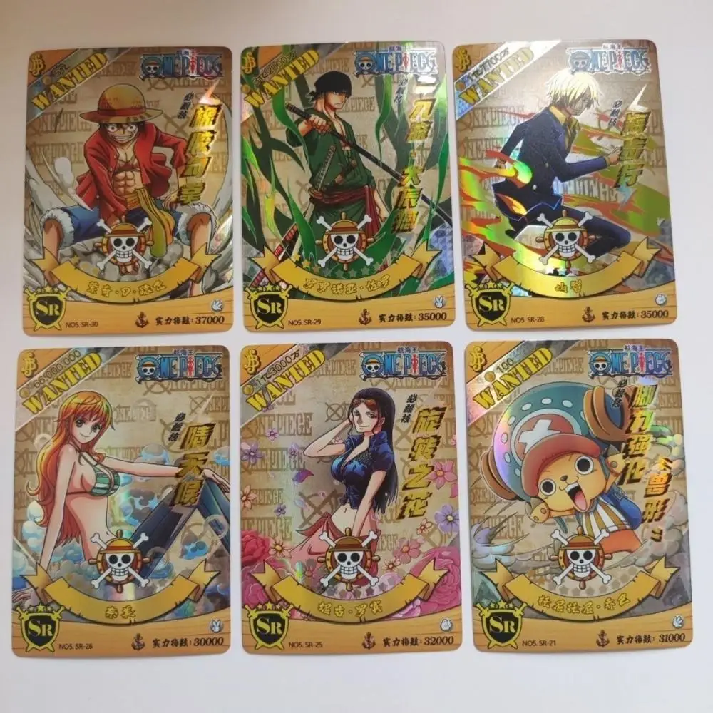 Anime ONE PIECE CP UR SSR SR series Boa Hancock Nico Robin Trafalgar D Water Law collection card Children\'s toys Board game card