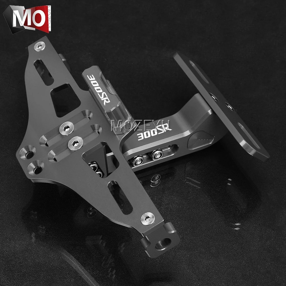 

Motorcycle For CFMOTO CF MOTO 300SR 300 SR ALL YEAR 2024 2023 2022 2021 2020 Rear License Plate Bracket Holder Turn Signal Light