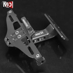 Motorcycle For CFMOTO CF MOTO 300SR 300 SR ALL YEAR 2024 2023 2022 2021 2020 Rear License Plate Bracket Holder Turn Signal Light