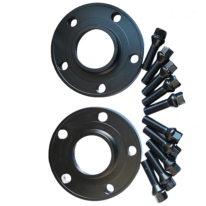 2개 10MM/15MM/20mm 5x112 66.6 휠 스페이서 BMW G26 2023용 | 10개 14x1.25 콘형 볼트 썸네일 4