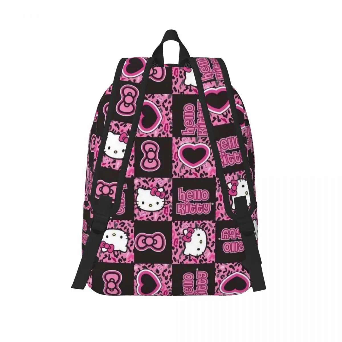 Hello Kitty dessin animé pour hommes femmes étudiant école Bookbag Kawaii toile sac à dos collège lycée léger