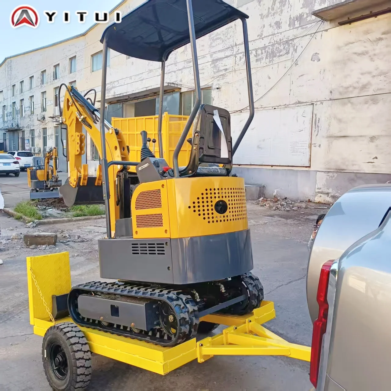 Europa 1.2Ton 1.5Ton 2.0Ton Excavadora Agricultura Hidráulica Orugas Digge Kubota EPA Motor Mini Excavadora Personalizada