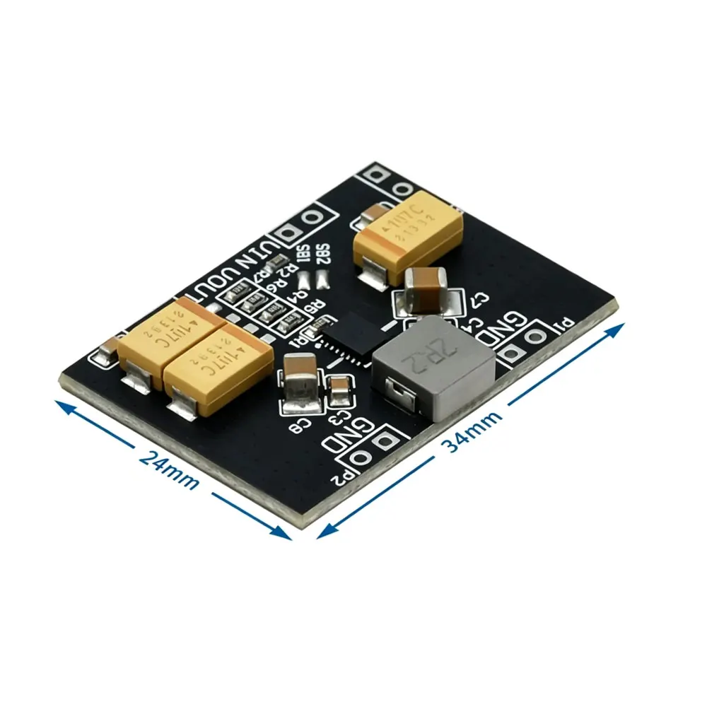 TPS63020 3,3V 4,2V 5V Lithium-Batterie Automatisches Boost-Buck-Step-Up-Down-Modul XL63020 Mikrocontroller-Stromversorgung mit Geringer Restwelligkeit